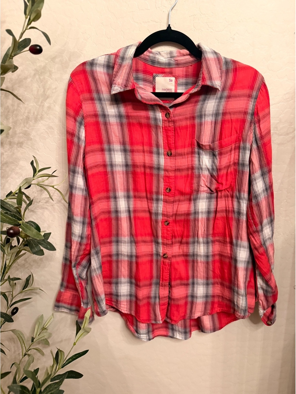 Plaid Button Up Shirt - Picture 2 of 5